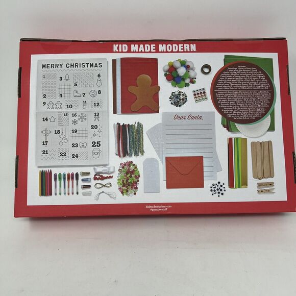 Advent Calendar Kit Kid Made Modern DIY Christmas Arts & Crafts - Picture 2 of 7